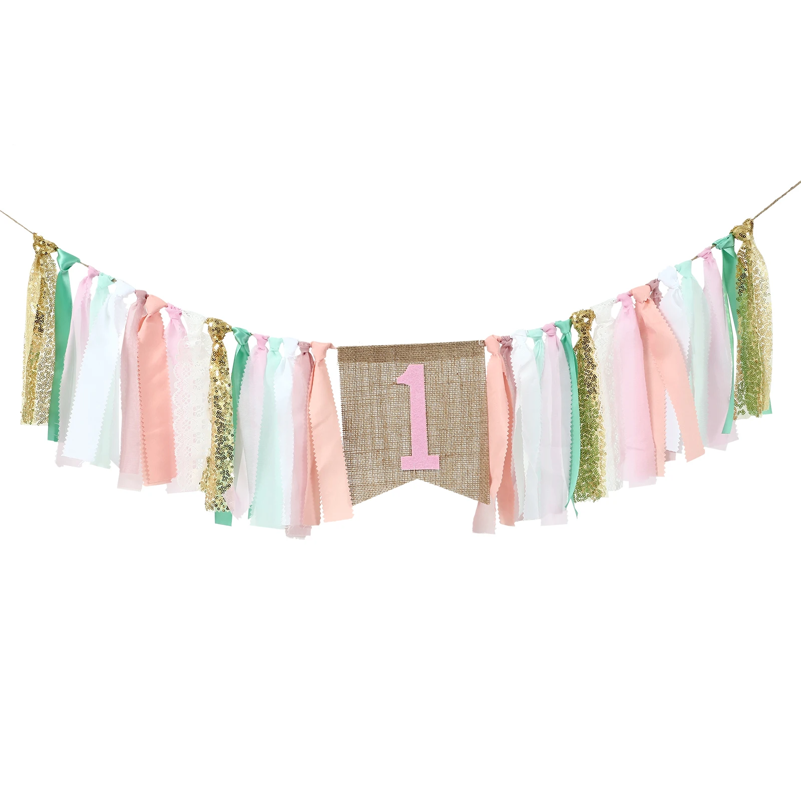 

Pink Birthday First Birthday Decorations 1 Year Photo Prop Girl Baby Shower Party Supplies Adorable Design Safe Decor