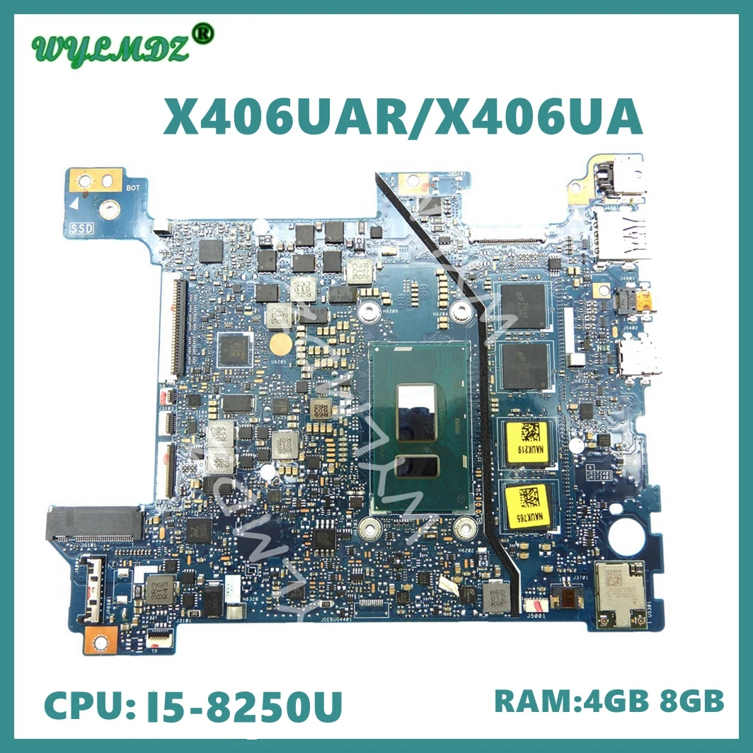 

X406UA Mainboard For ASUS VivoBook S406 S406U V406U X406U X406UA X406UAR Laptop Motherboard with i5 -8th Gen CPU 4GB/8GB-RAM