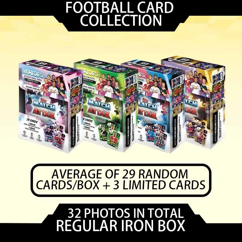 Genuine authorized 2025-2026 Topps crown Match Attax mini iron box star card peripheral collection card