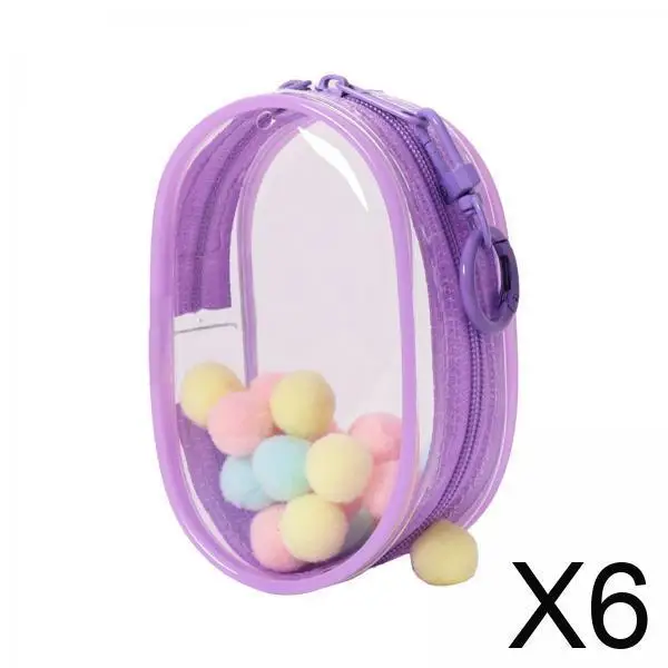 

Маленькая сумка-органайзер для кукол с молнией, пылезащитный футляр из ПВХ для миниатюрных фигурок 10 см и предметов для кукольного домика