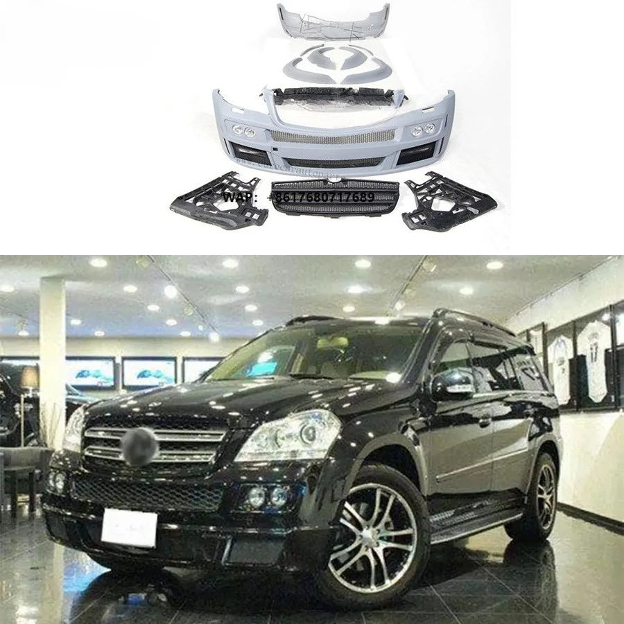 High Quality GL CLASS X164 KO Style Body Kit With Front Bumper Side Skirts Grille Fender Ducts Car Kits