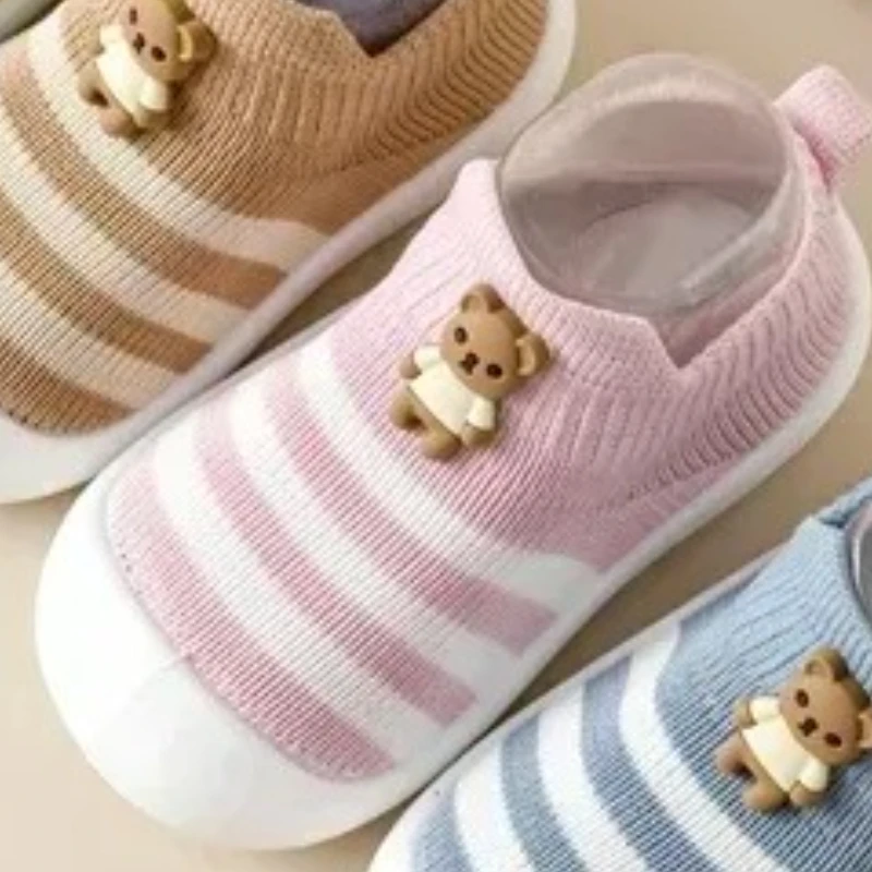 

Classic Style Summer Anti-fall Shoes Striped Cute Baby Shoes Baby Toddler Shoes Soft Sole Children's Shoes Breathable Cartoon