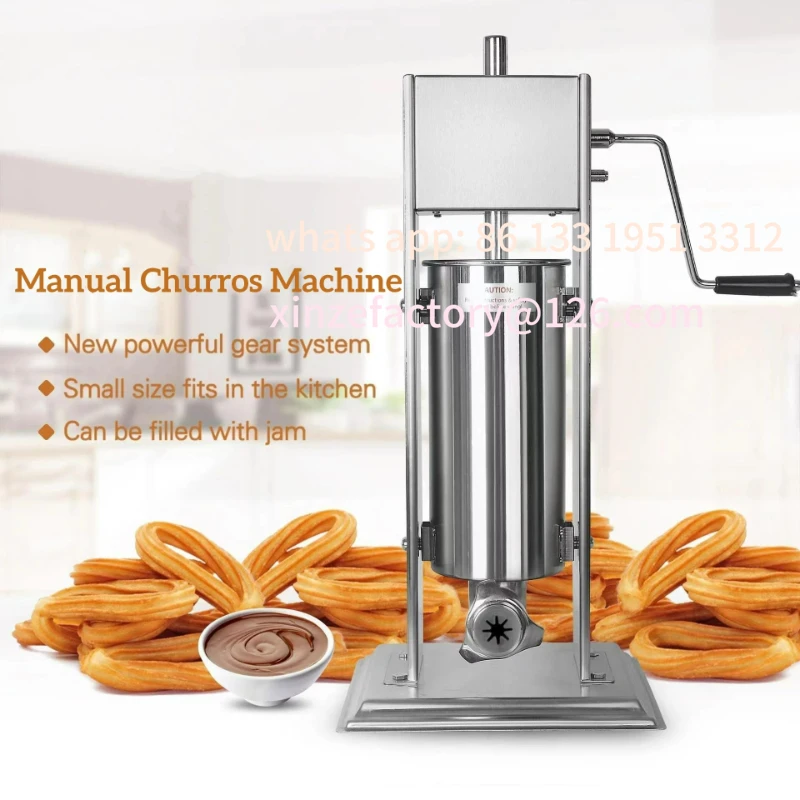 

Customizable Manual Churros Making Machine 5L Kitchen Use Machine Churros Commercial Fritters Maker