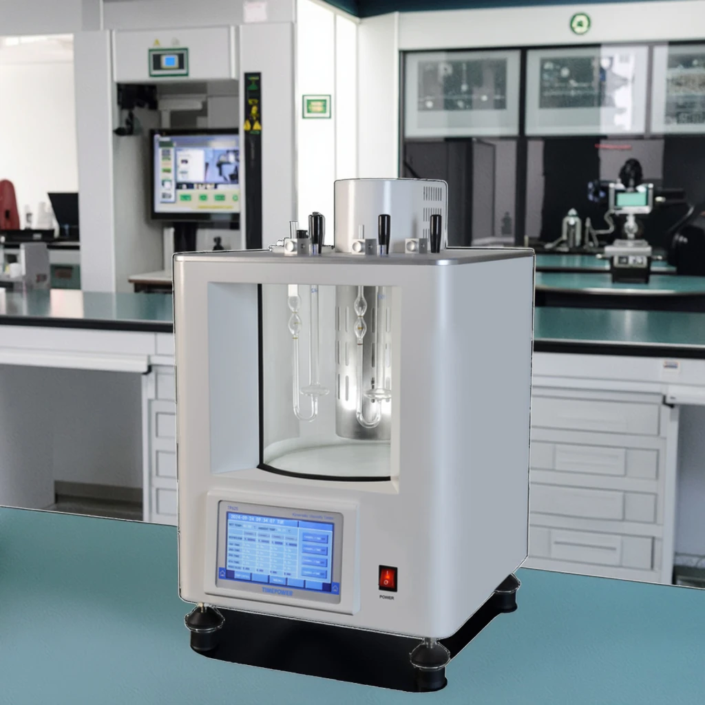 TIMEPOWER TP625 مقياس اللزوجة الحركية 4 ثقوب التنظيف اليدوي اختياري برودة زيوت التشحيم اختبار 4 حفرة التنظيف اليدوي مقياس اللزوجة