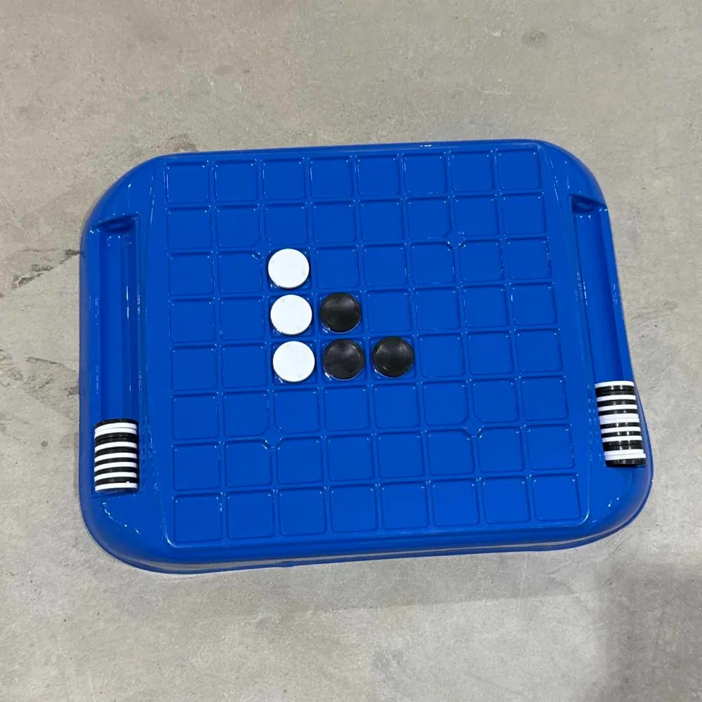 

Настольная игра, черно-белая шахматная доска, сенсорная флип, портативная детская переворачивающаяся шахматная забавная стратегическая настольная игра Монтессори Reversi