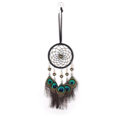 Mini Dream Catcher Car Pendant Wind Chimes Feather Decoration Home Decor & Wall Hanging Adornment