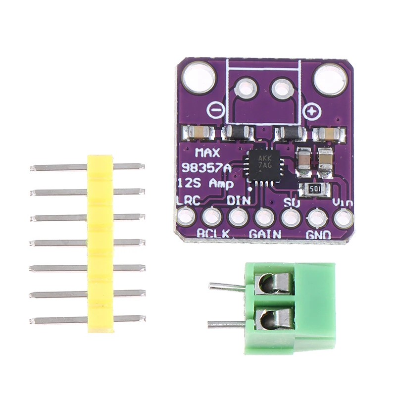 Classe D Amplificador Breakout Interface Módulo Board, Raspberry Pi Esp32, I2S, 3W, Max98357