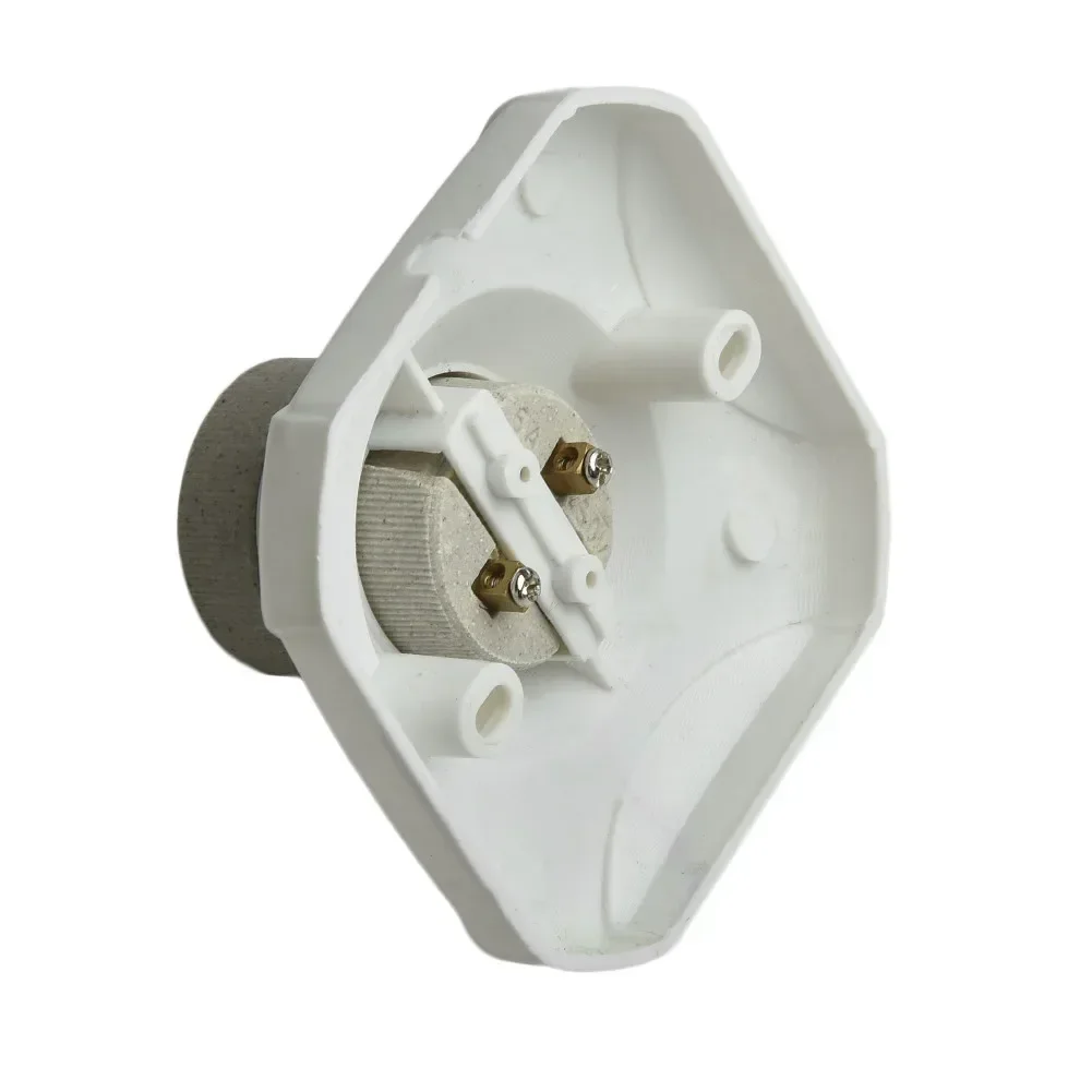 1pc E27 Socket Lamp Base Heat Light Bulb Lamp Socket Holder Porcelain Straight Glazed Ceramic Hot