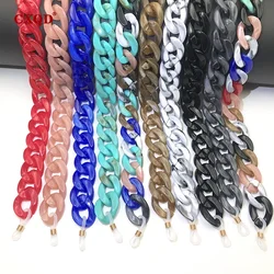 Fashion Acrylic Eyeglasses Strap Necklace - Women's Reading Glasses Hanging Chain Jewelry Sunglasses Mask Largand Neck Lanyard