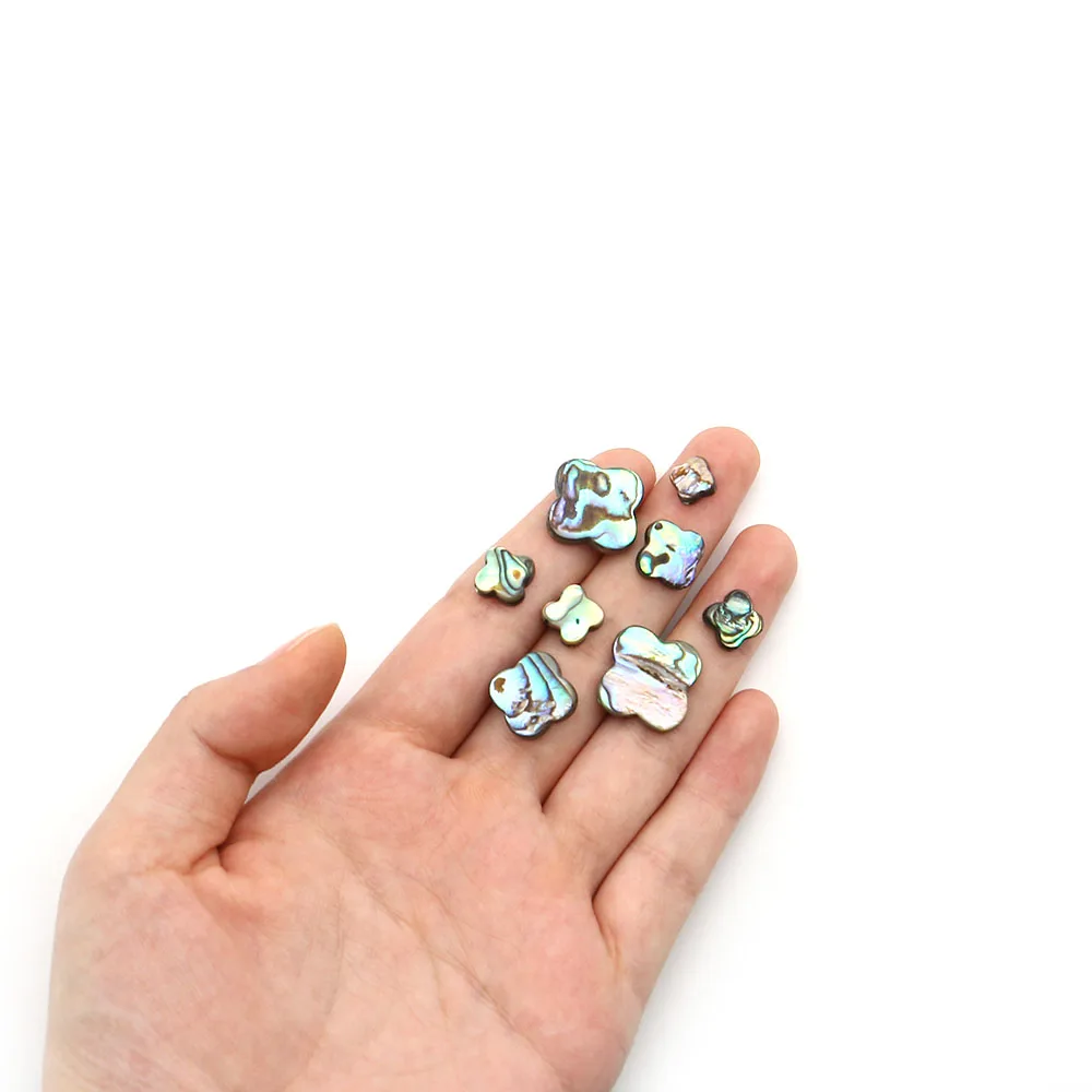 Clover Shape Abalone Shell Beads 15mm Colorful Shell Loose Bead DIY Classic Fashion Making Jewelry Accessories Wholesales