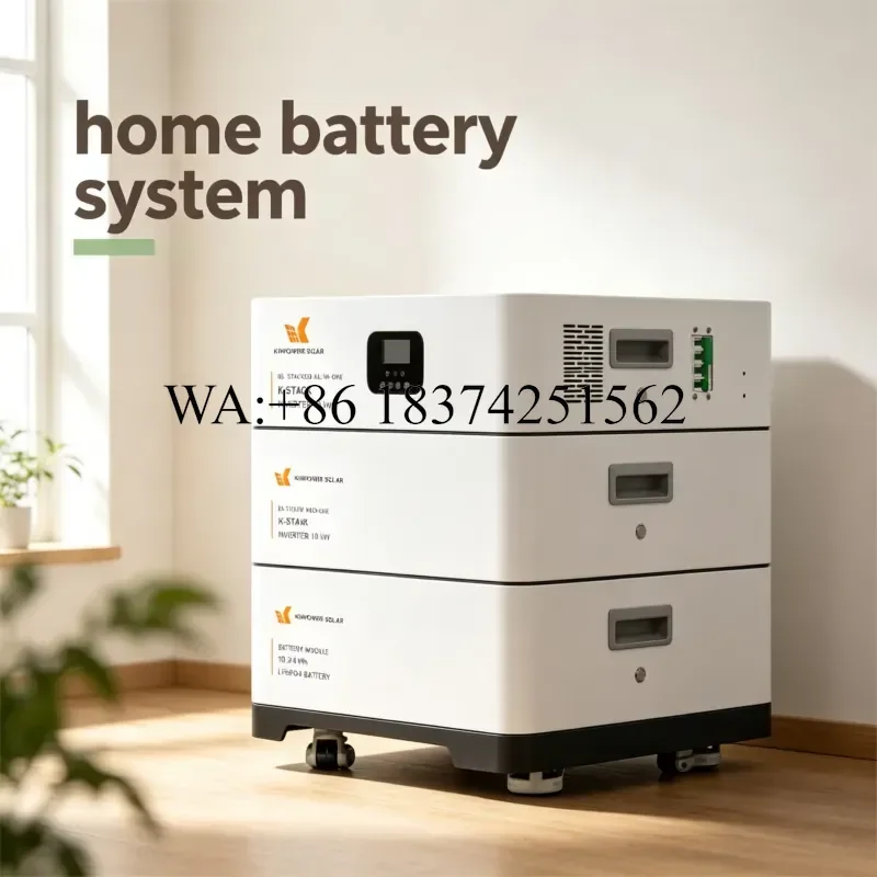Wmwmnu for Kinpower Solar Battery Storage 5.5KW 10KW Output Power 5KWH to 60KWH Capacity Stackable Solar Charging Power