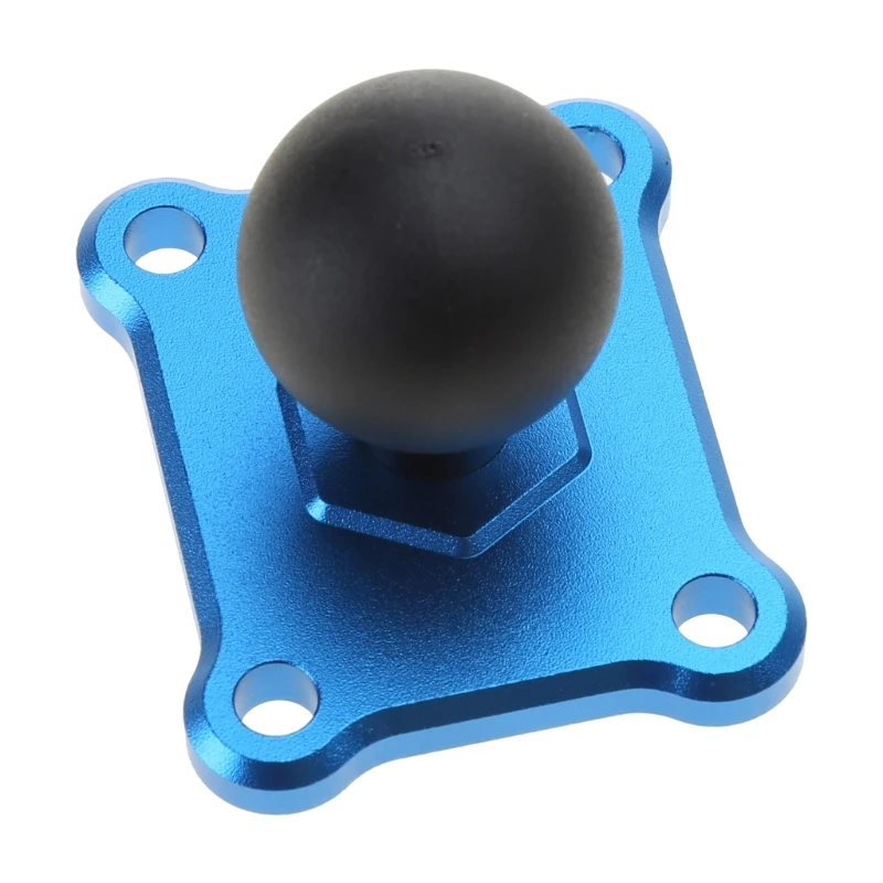 Aluminum Alloy Square Mounting Base with 1 Inch Ball for Head Mount for Zumo 400/450/500/550/660 Rider GPS for Motorcycl image 3