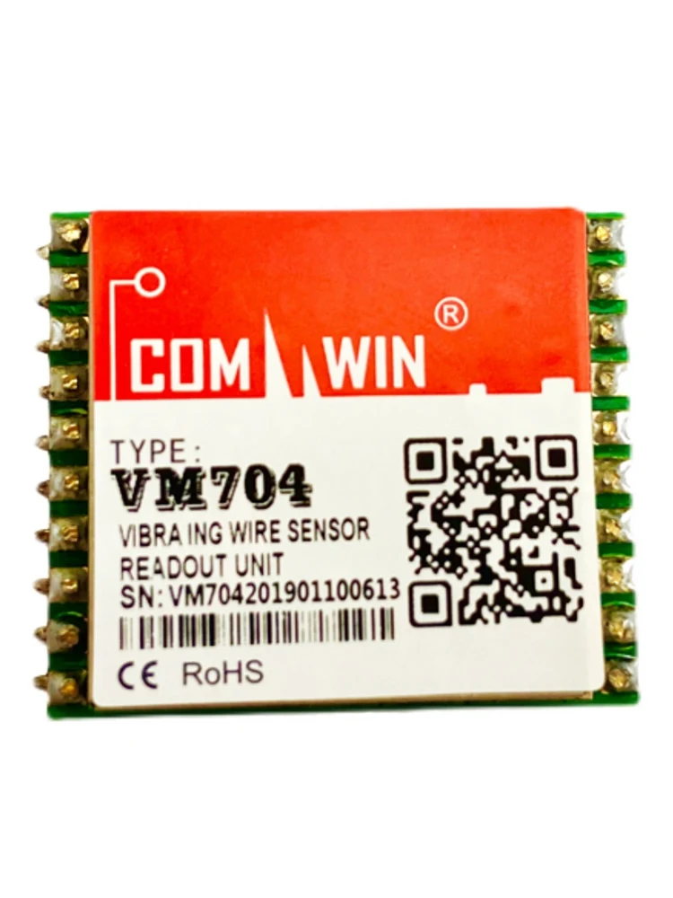 Vibration string acquisition and measurement module COMWIN VM704 embedded patch multi-channel vibration string  sensor