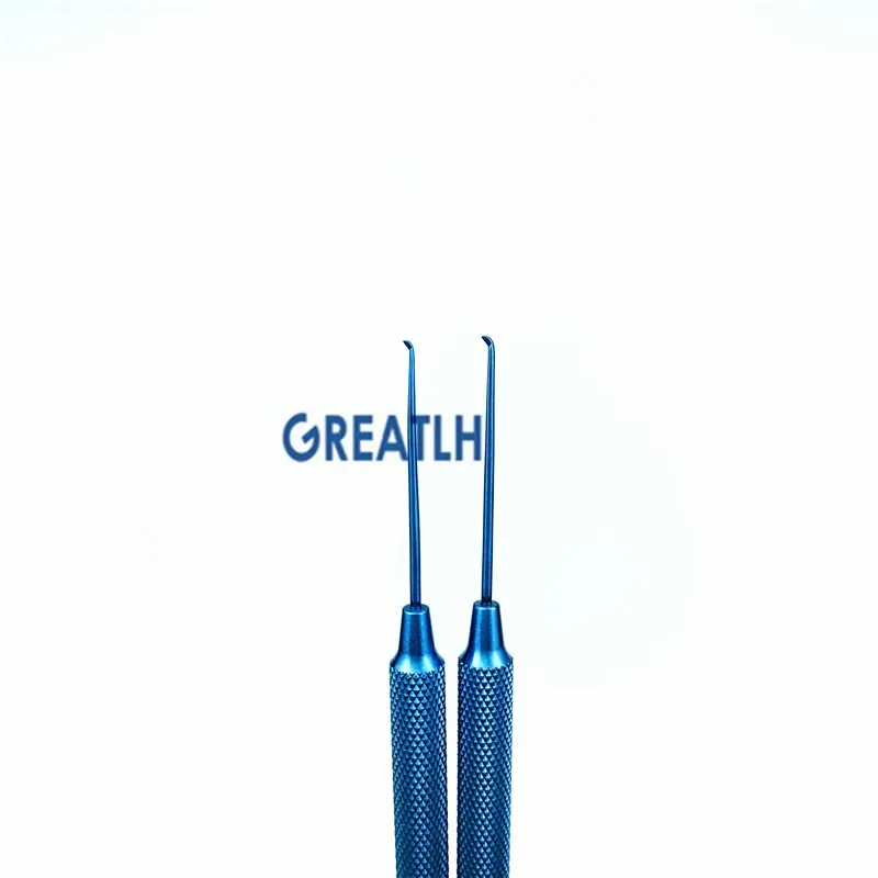 Ophthalmic Goniotomy Knife Blades Titanium Angled 23G 25G Veterinary Eye Tools