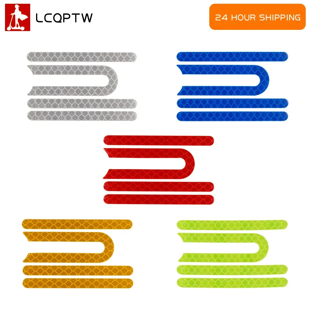 4pcs Scooter Front Rear Wheel Tyre Cover Hubs Protective Shell Case Stickers for Xiaomi M365 Electric Scooter Parts