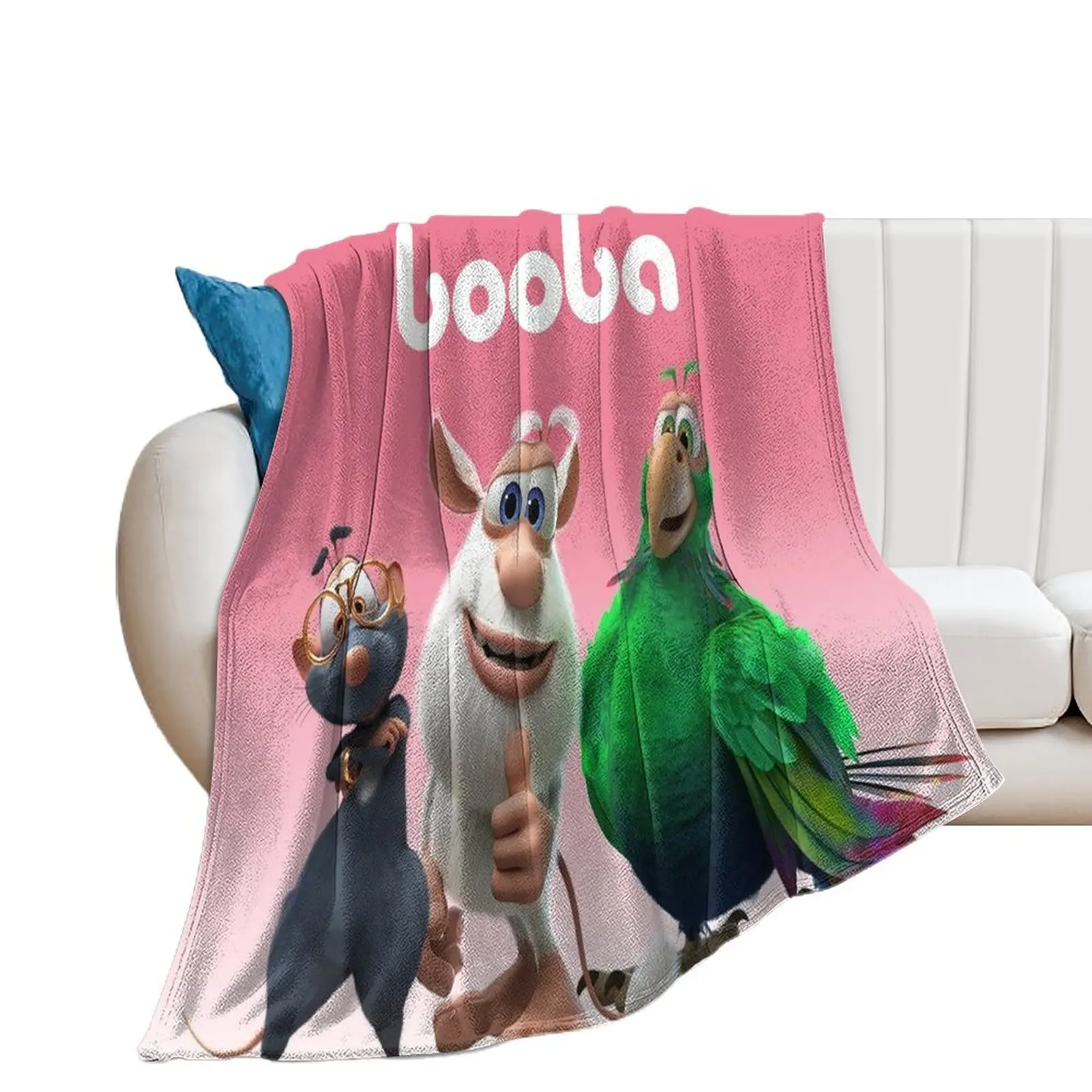 

Fivebo New Animation for kids 2020 Throw Blanket Blankets Sofas Of Decoration warm for winter Plaid on the sofa Blankets