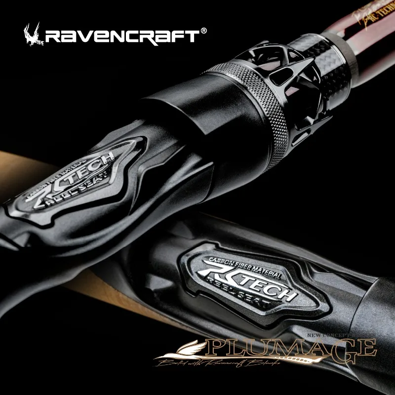 Caña de spinning Ravencraft Plumage – Carbono Toray + anillas Fuji SiC - imagen 2