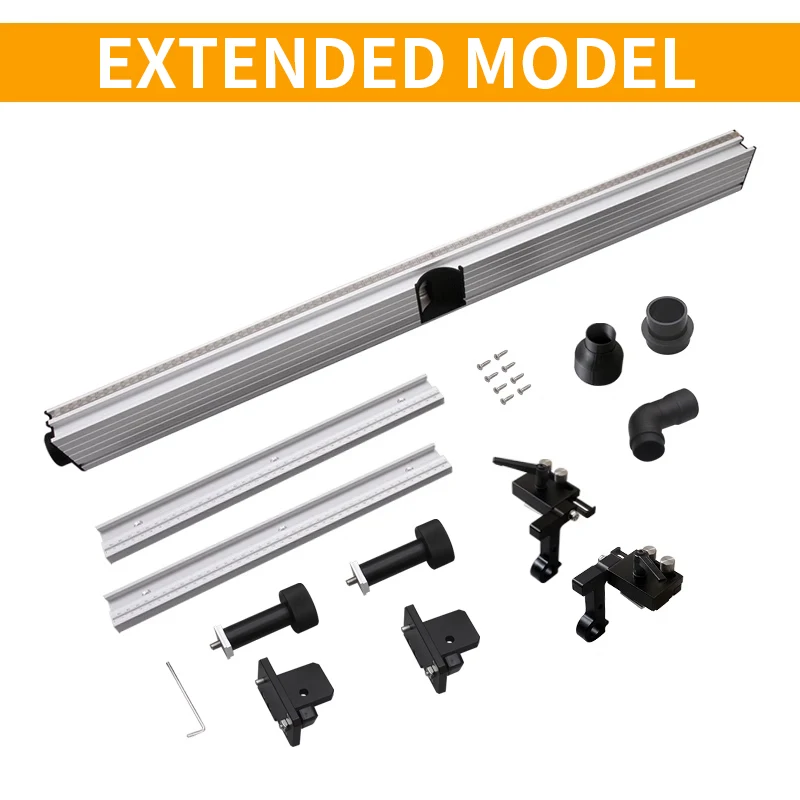 Kit de valla de aluminio para prensa perforadora, recolector de polvo de taladro, herramientas para trabajar la madera, accesorios para herramientas de carpintería