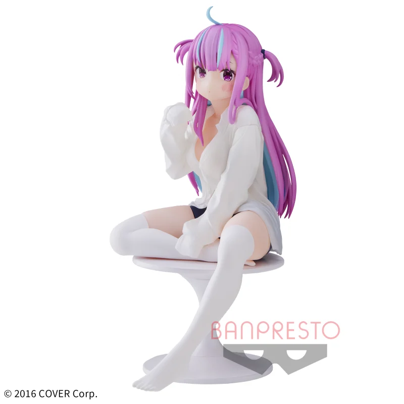 

Bandai оригинальные Hololive Relax time Aqua фигурку игрушки для детей подарок Коллекционная модель украшения