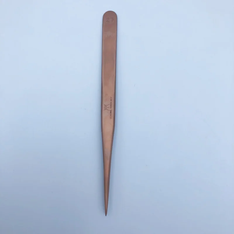 Watch Repair Non-Magnetic Phosphorus Bronze Tweezers Non-Slip Fastening Sharp-Nosed Clamp Better than Brass Tweezers