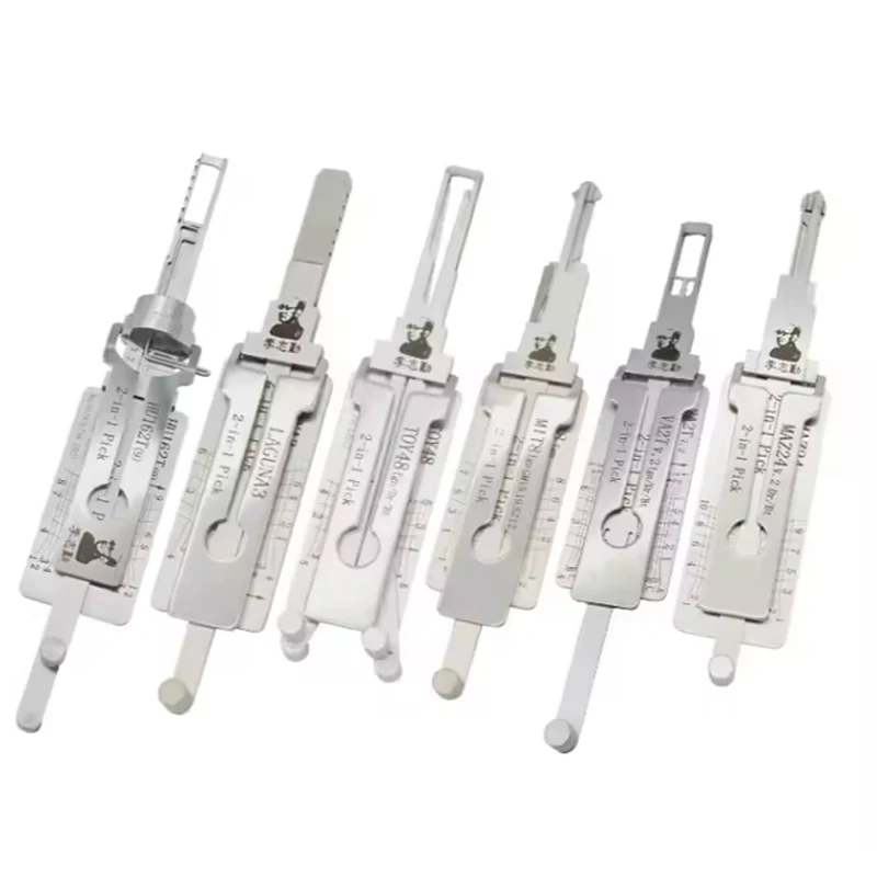 أداة Lishi 2 IN1 HU66 HU100 HU100R HON66 HU101 HU64 HU92 أداة فتح الباب التلقائي أداة اختيار Lishi #5