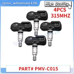 PMV-C015 Car Tire Pressure Sensor 4PCS For 2018-2019 Lexus ES LS UX 2017-2021 Toyota Land Cruiser Tacoma TPMS 315MHZ 42607-48010