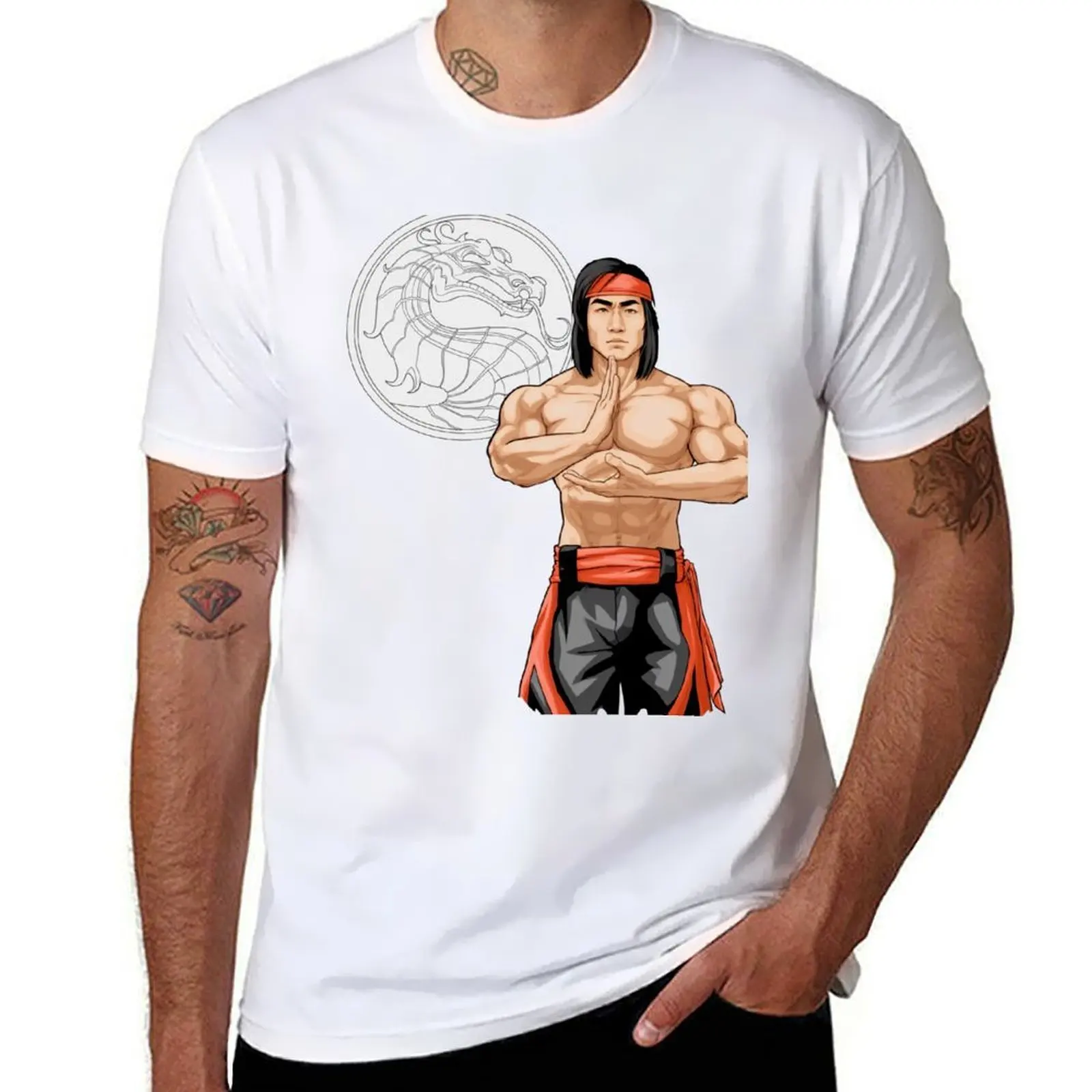 

Liu Kang Shaolin Monk T-Shirt graphic t shirts for man man t shirt cotton high quality T-Shirt