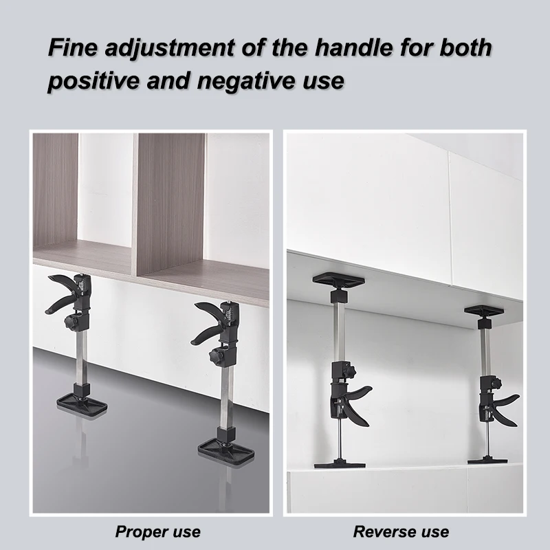 400～820mm調節可能、高速伸縮式サポートロッド（キャビネット、乾式壁、ジャッキ、貨物ロッド、洗面器用）