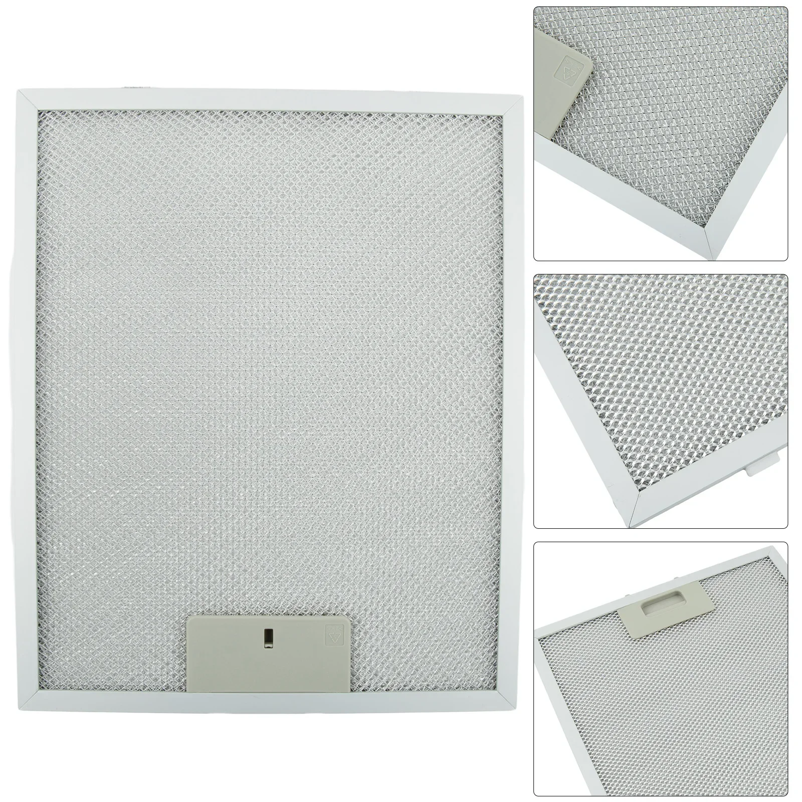 Filtros de exaustor de aço inoxidável, 2 peças, extrator de malha de metal, filtro de ventilação, graxa aluminizada, 320x260x9mm, ferramentas de cozinha