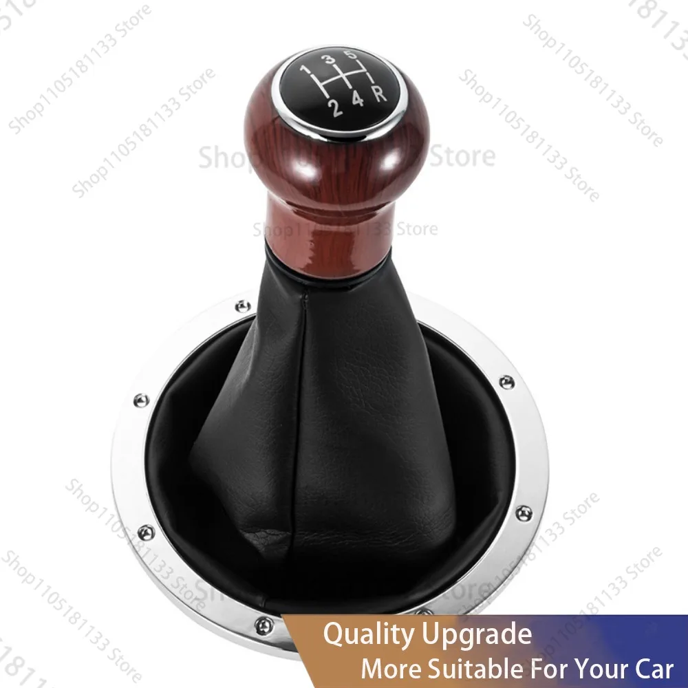 Perilla de palanca de cambios de 5 velocidades, bota de polaina para VW Gol Pointer Saveiro Parati, accesorios de transmisión Manual para coche