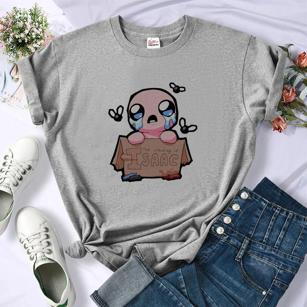 the Binding of Isaac tshirt female kawaii emo party japanese grunge tshirt streetwear cheap aesthetic clearance sales