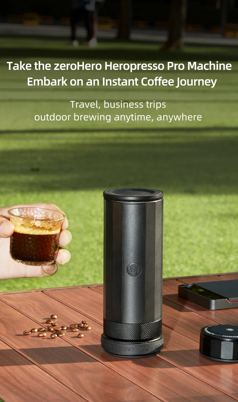 2026unique ZeroHero Heropresso Pro Portable Electric Espresso Machine Self Heating