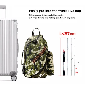 Biutifu-Ultralight Carbon Baitcasting-Fischerei, Spinning Casting, Fuji Lure, Mini Journey, Rock, Trip, 3,0, 2,4, 2,1, 1,8 m, T800Carbon, 5-42G 8 Hauptverkäufe Zuckerrohrschaltanlage eingebettet - №6