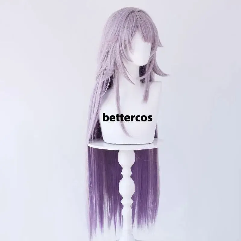 Nueva peluca de Cosplay Herta Honkai Star Rail Herta, peluca de pelo largo para mujer, peluca de juego de rol de Halloween con gorro de peluca gratis