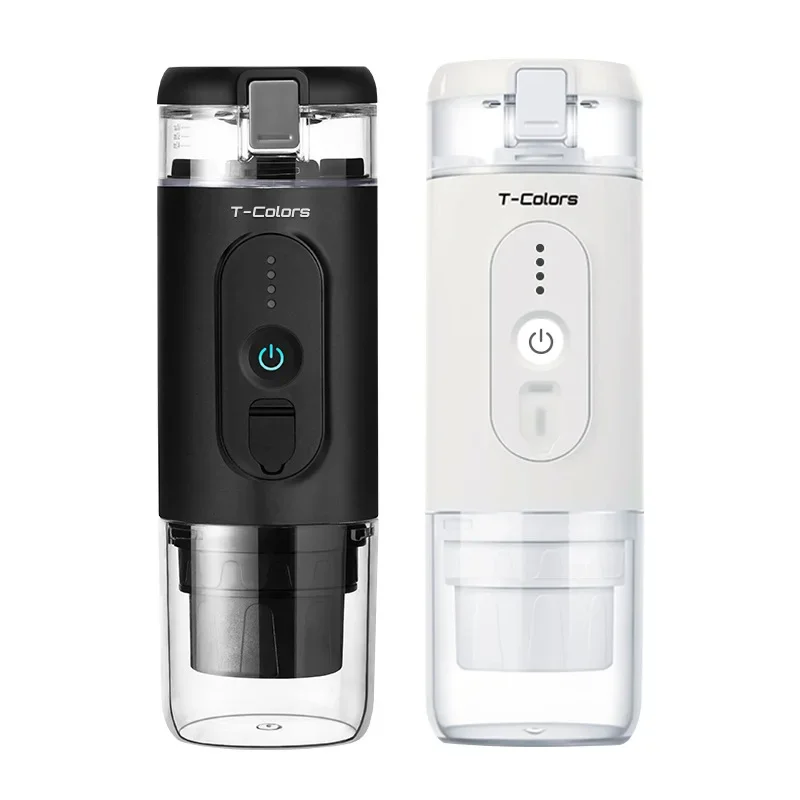 Wireless Heating Electric Italian Coffee Machine Powder Capsule Charging Portable Outdoor Travel Car Home