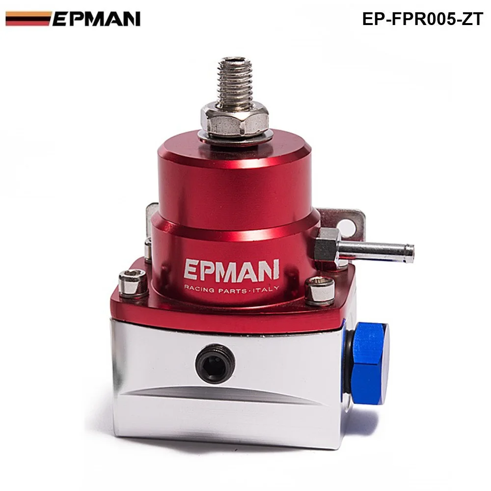 EPMAN Adjustable 0-150 PSI Fuel Pressure Regulator Injected Bypass (With Gauge /No with ) For BMW E36 325 328 M3 EP-FPR005-ZTGA