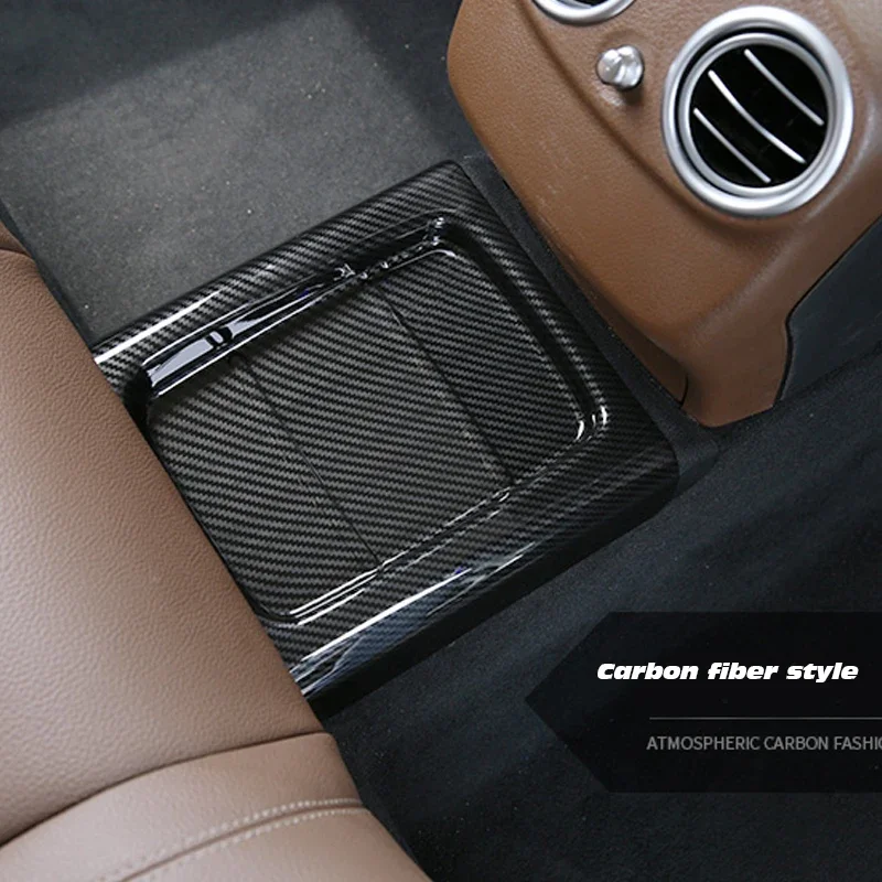For Mercedes Benz C Class W206 2022 2023 2024 2025 ABS Car Accessories Rear Row Middle Bridge Pedal Protection Cover Trim