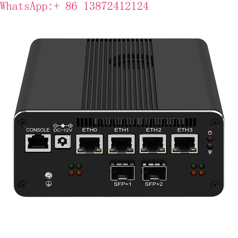 OEM 13th InteI I5 I7 1335U/1355U 2*DDR5 4*2.5G Lan SFP X86 Console Router Pfsense Firewall Mini PC New Network Computer