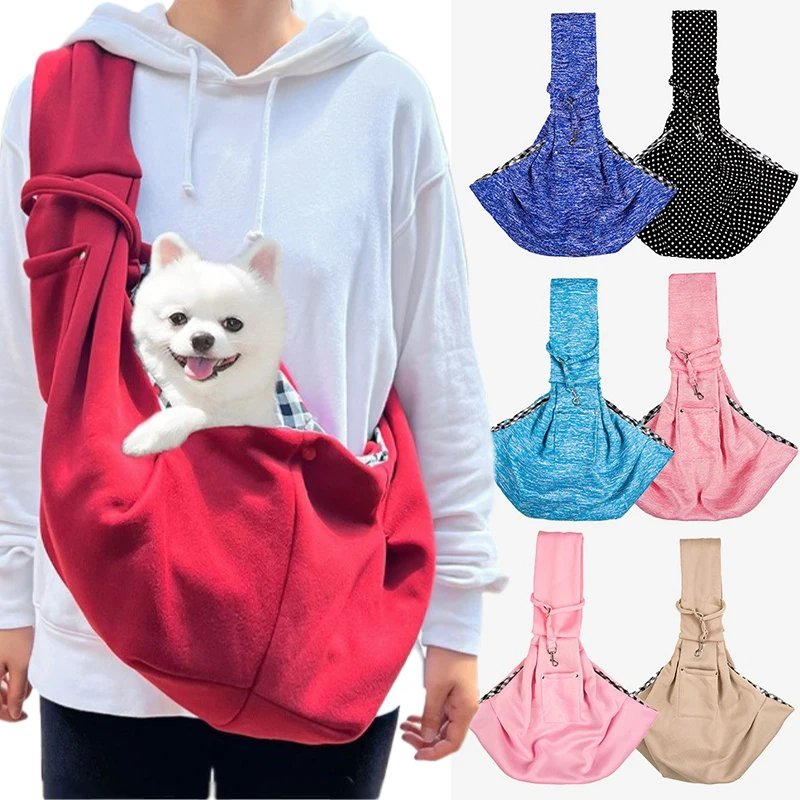 

Adjustable Comfort Pet Carrier Sling Bag Crossbody Shoulder Strap Portable for Small Dog Cat Puppy Outdoor Travel Lightweight