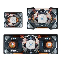 [SomeCube] MoYu Cyberpunk Mat CFOP Cube Mat Moyu Magic Cube Competition CFOP Speed Timer Mat Magic Infinity Fidget Toy