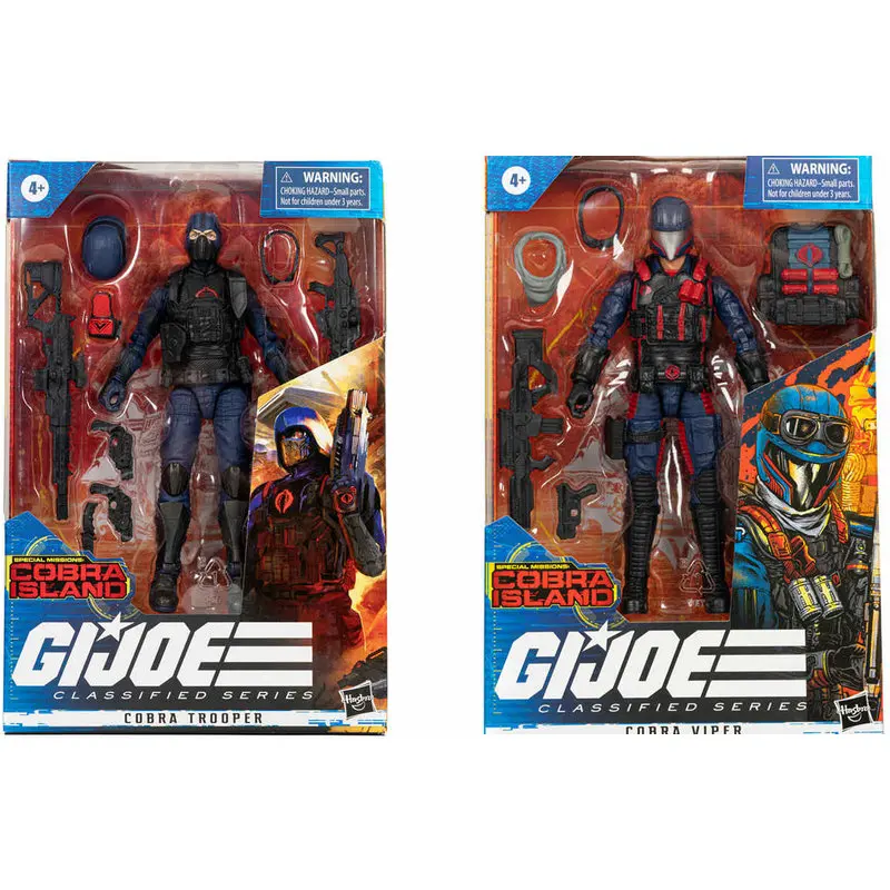 Genuine G.I.Joe GIJoe Cobba Viper ,Cobra Trooper Action Figure Model Toy 6in Soldier Collection Gift