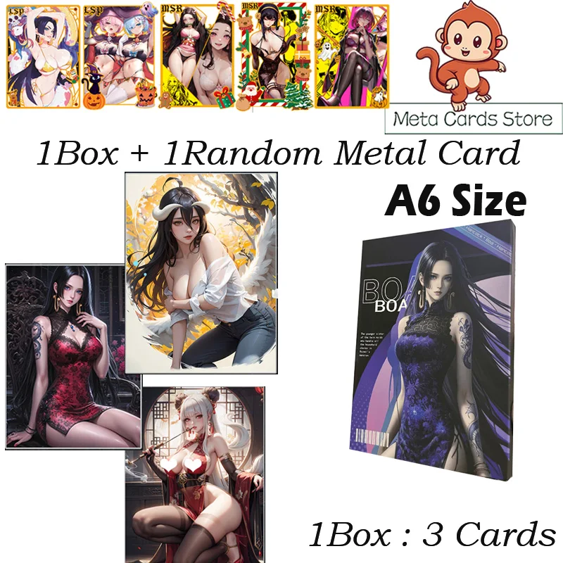 

Sweet Talk A6 Goddess Card Boa Anime Game Doujin Waifu Card Hobby Collectible Card Booster Box Spicy Board Toy Gifts