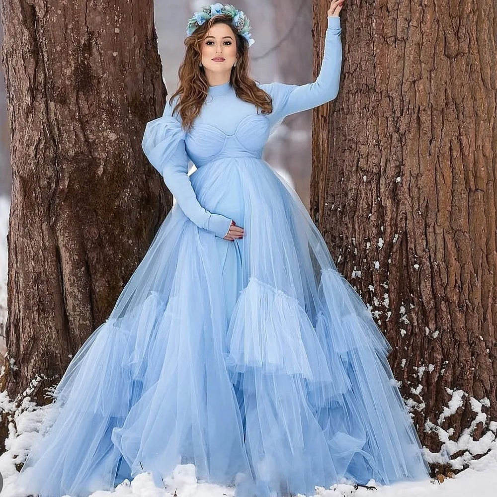 Baby Blue Tulle Pro…