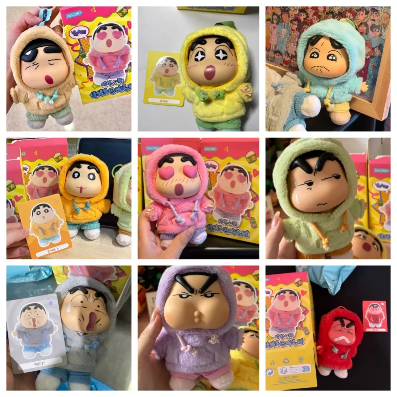 

Новый натуральный карандаш Шин-Чан, слепая коробка, эмоциональная серия Dopamine, загадочная коробка, модная аниме-фигурка, плюшевая кукла, подарки на заказ