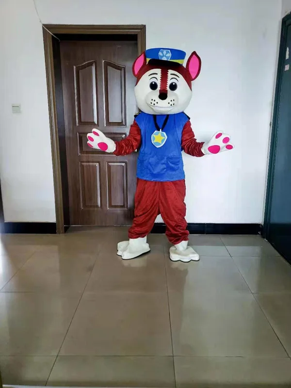 

New Version the happy Dog Mascot Costume Adult Birthday Party Fancy Dress Halloween Cosplay Outfits Clothing Xmas