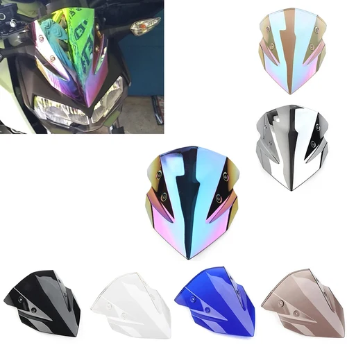 Imagen 1 del producto Cubiertas de parabrisas para motocicleta, Deflector de pantalla para Kawasaki Z400 Z 400, 2018, 2019, 2020, 2021, 2022