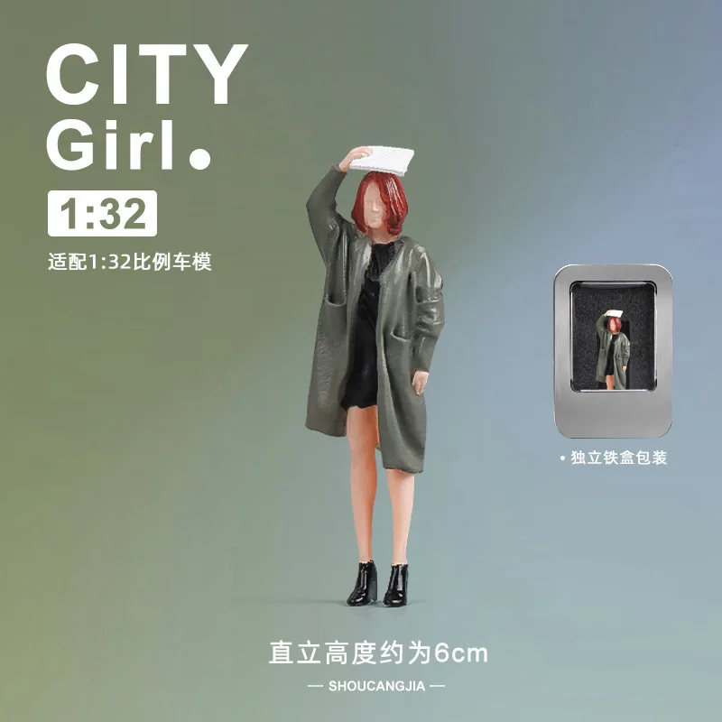 1:64 อะนิเมะอินเทรนด์รูปตุ๊กตามินิตุ๊กตา Miniature การถ่ายภาพ props ฉาก DIY ตารางทรายภูมิทัศน์เครื่องประดับของขวัญ