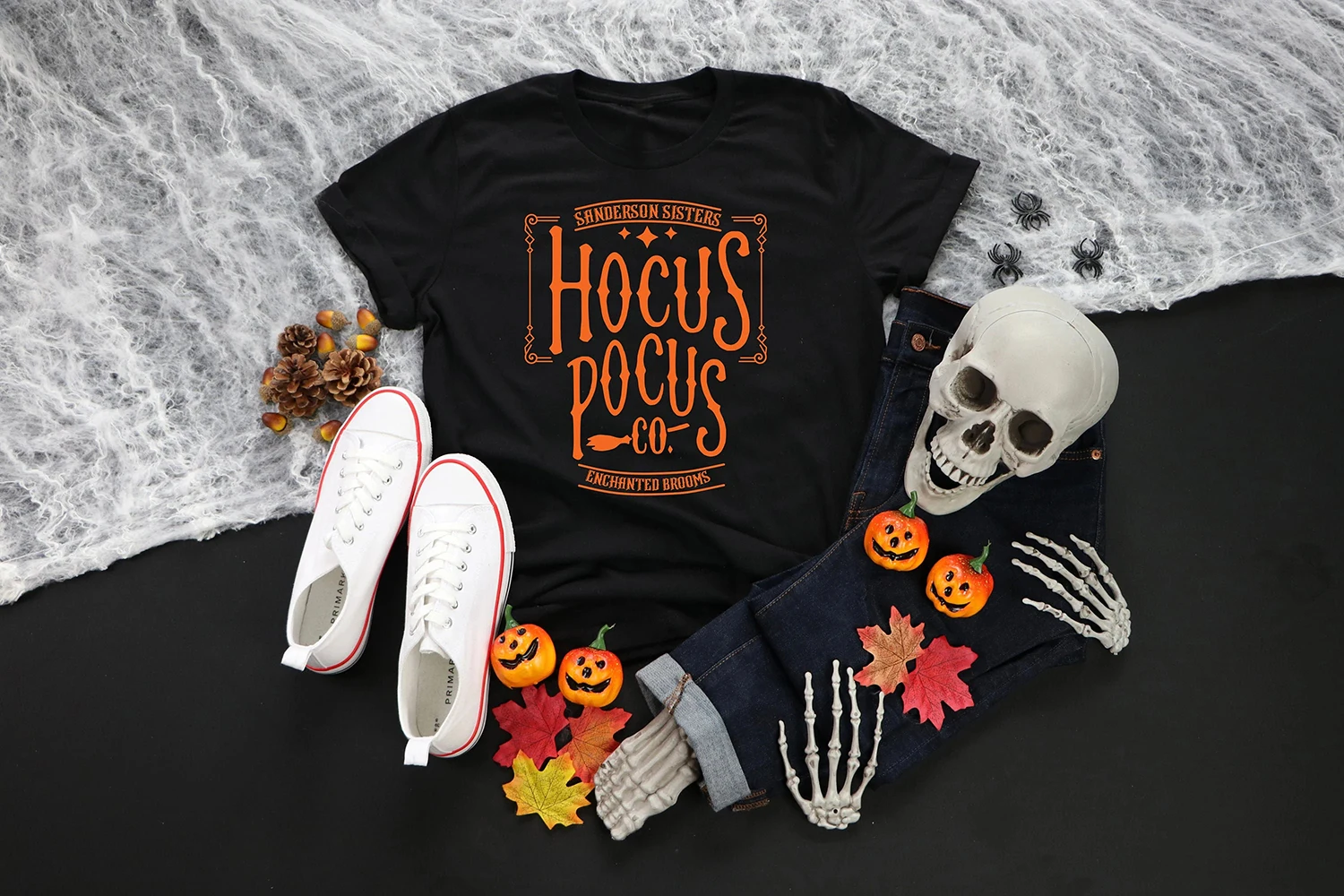 Sanderson Sisters Hocus Pocus Co Enchanted Brooms Slogan Women T-shirt New Hot Sale Stylish Halloween Party Casual Female Tee