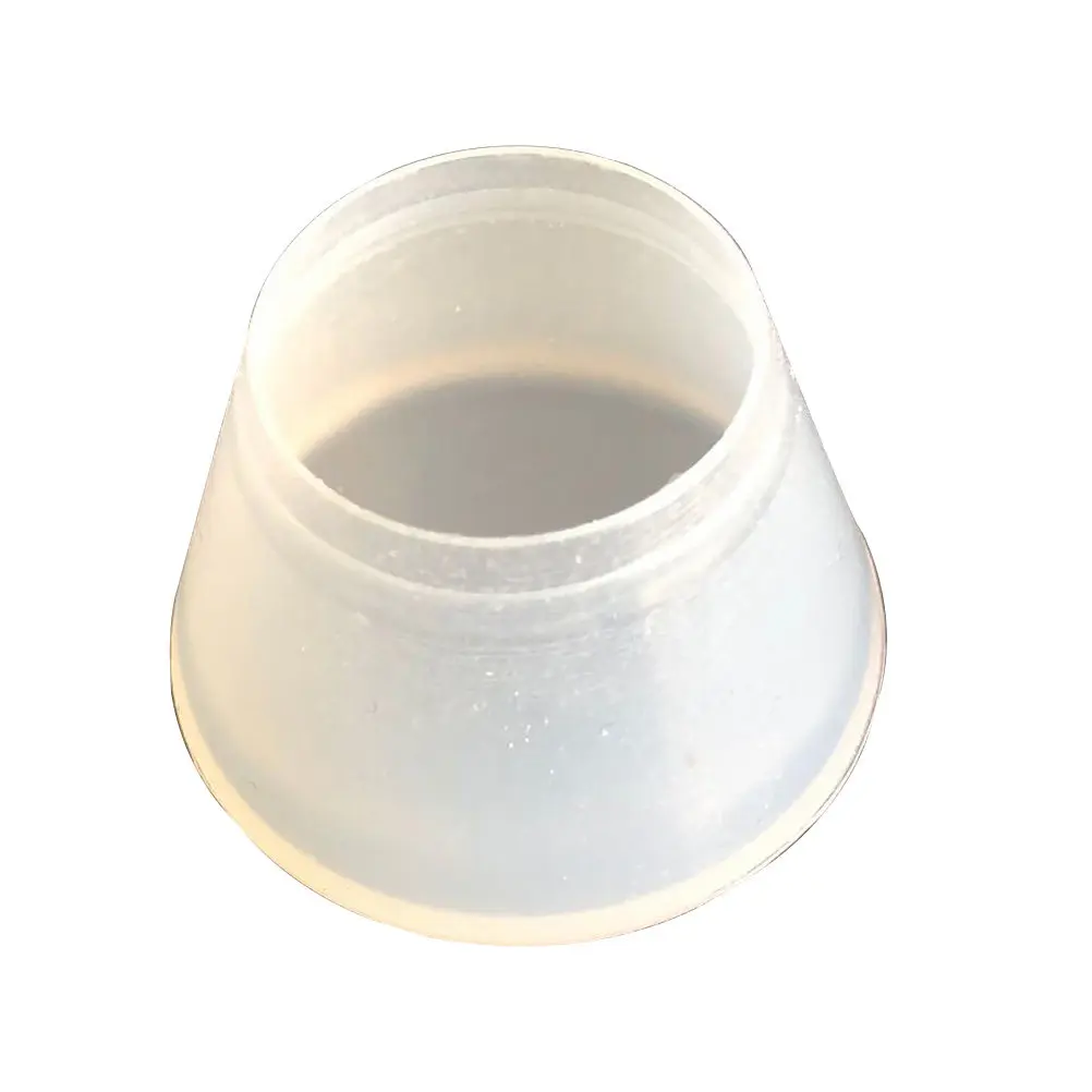 

Shockproof Racket Handle Cover Silicone Tennis Racquet End Cap with Anti-Slip Design for Better Performance White