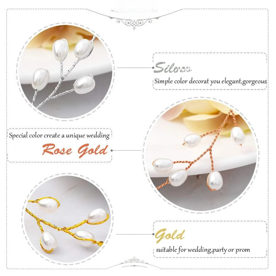 Diadema de Perlas Blancas de Lujo, Verano 2023, Empaque Independiente, Accesorios de Joyería Es y a la Moda